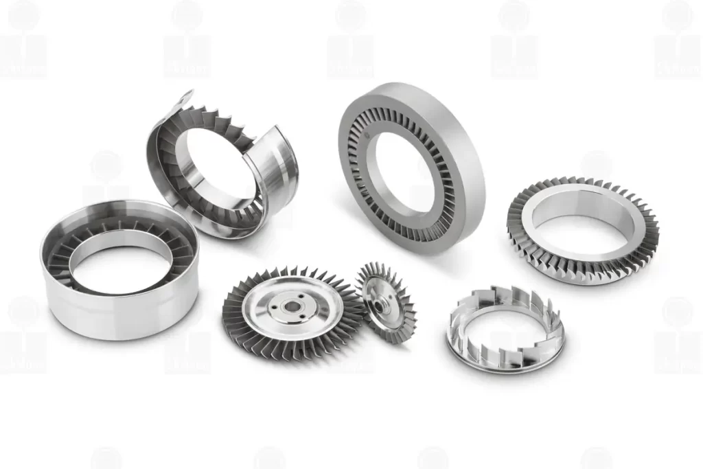 Steel investment casting components 
