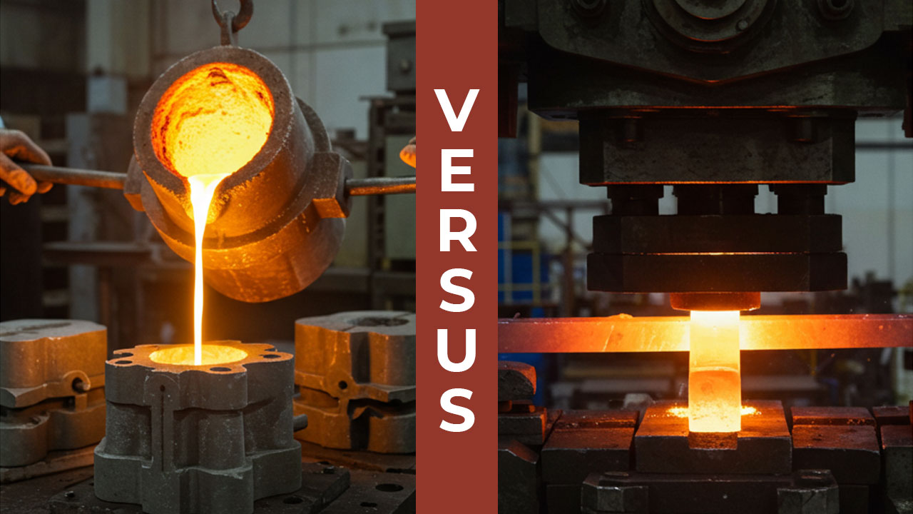Metal Casting vs Metal Forging