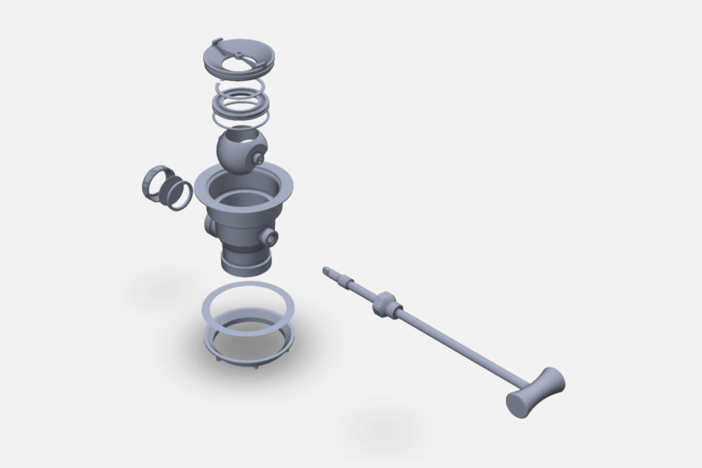 Investment casting assembly