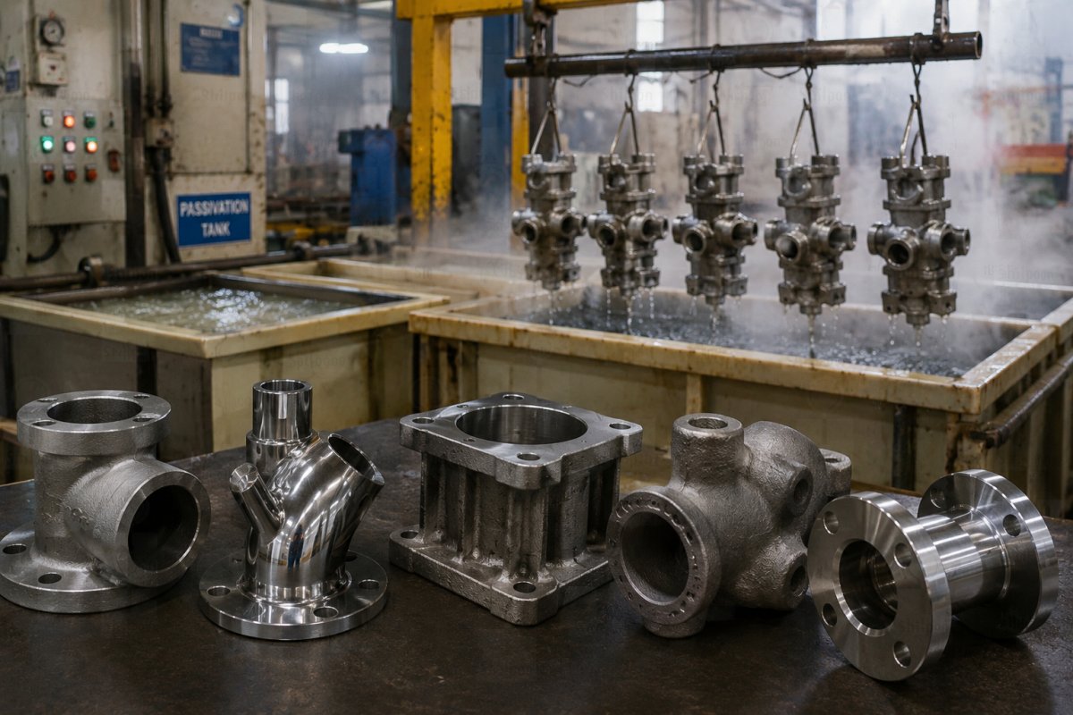 Investment Casting Surface Treatment Process at Shilpan Steelcast