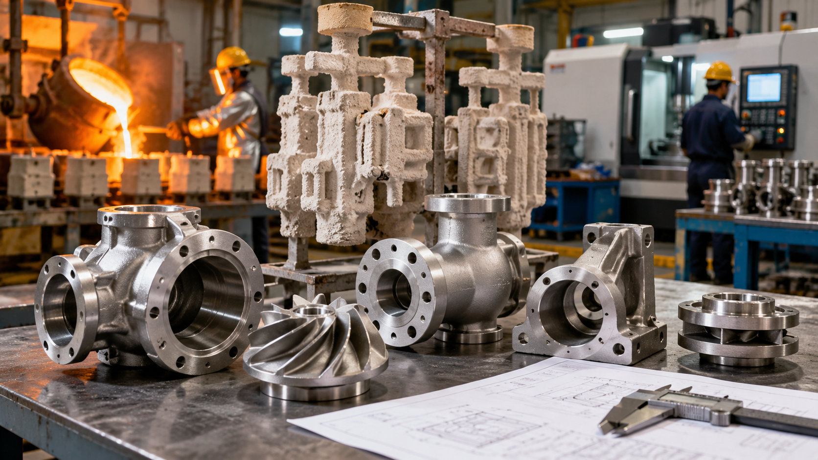 Steel Investment Casting process